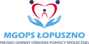 Logo Gminnego Ośrodka Pomocy Społecznej w Łopusznie